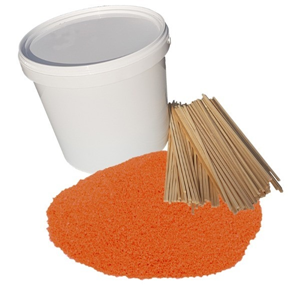 Ingrediënten suikerspin oranje Ingrediënten suikerspin oranje