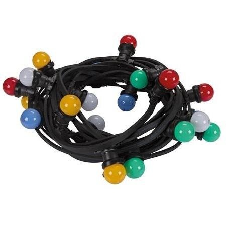 Feestverlichting 10 meter kleur Feestverlichting 10 meter kleur