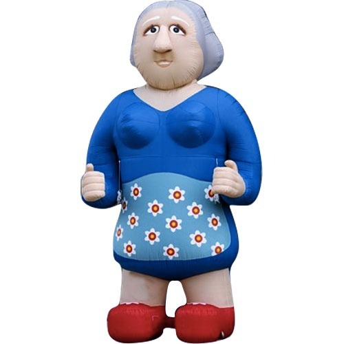 Opblaasbare Sarah 50 jaar 3m Opblaasbare Sarah 50 jaar 3m